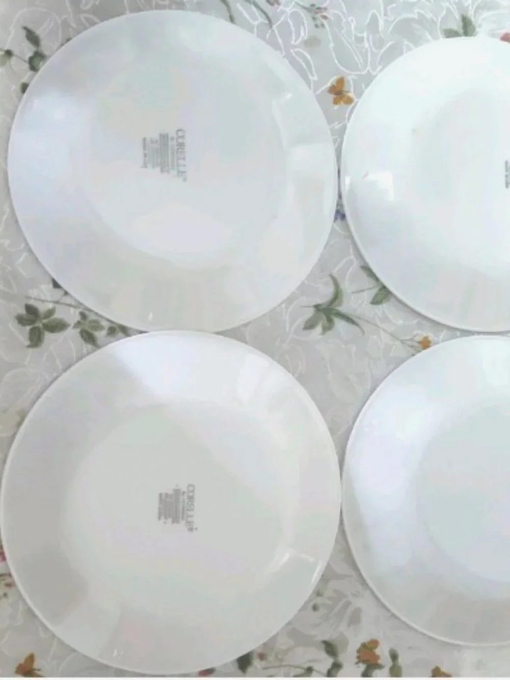 Lot of 10 Vintage Corelle Black Orchid Bread and Butter Plates 6-3/4.Discontinue